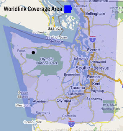 WORLDLINK DSL Coverage Map